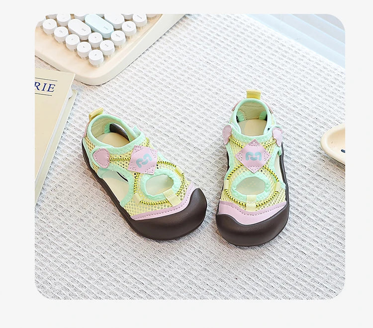 Boys Girls Recycled Adventure Sandals 2026 New Summer Kids Sporty Sandals Non-slip Versatile Chic Outdoor Barefoot Hiking Shoes