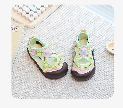 Boys Girls Recycled Adventure Sandals 2026 New Summer Kids Sporty Sandals Non-slip Versatile Chic Outdoor Barefoot Hiking Shoes