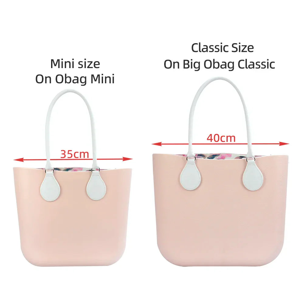 Composite Twill Cloth Waterproof Inner Lining Insert Zipper Pocket for Classic Mini Obag Senior Inner Pocket for O Bag