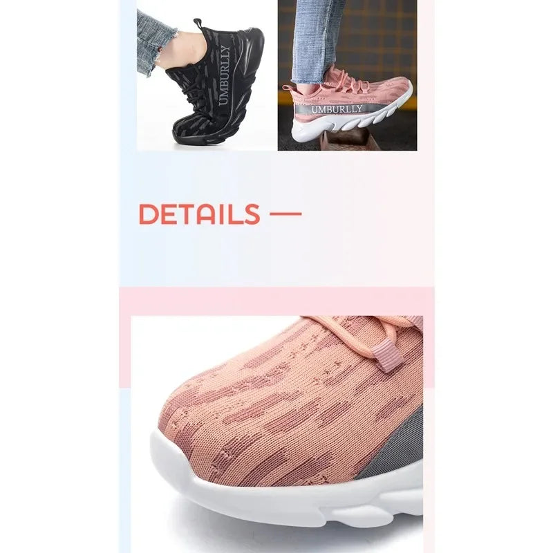 Women's Labor Protection Shoes Anti-Smashing Anti-Piercing Lightweight Breathable Durable Comfortable Work Shoes