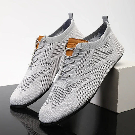 Mocassins Masculinos Leves Respiráveis Antiderrapantes Casuais Sapatos de Caminhada Clássicos da Moda Confortáveis para Homens Tamanho Grande 47