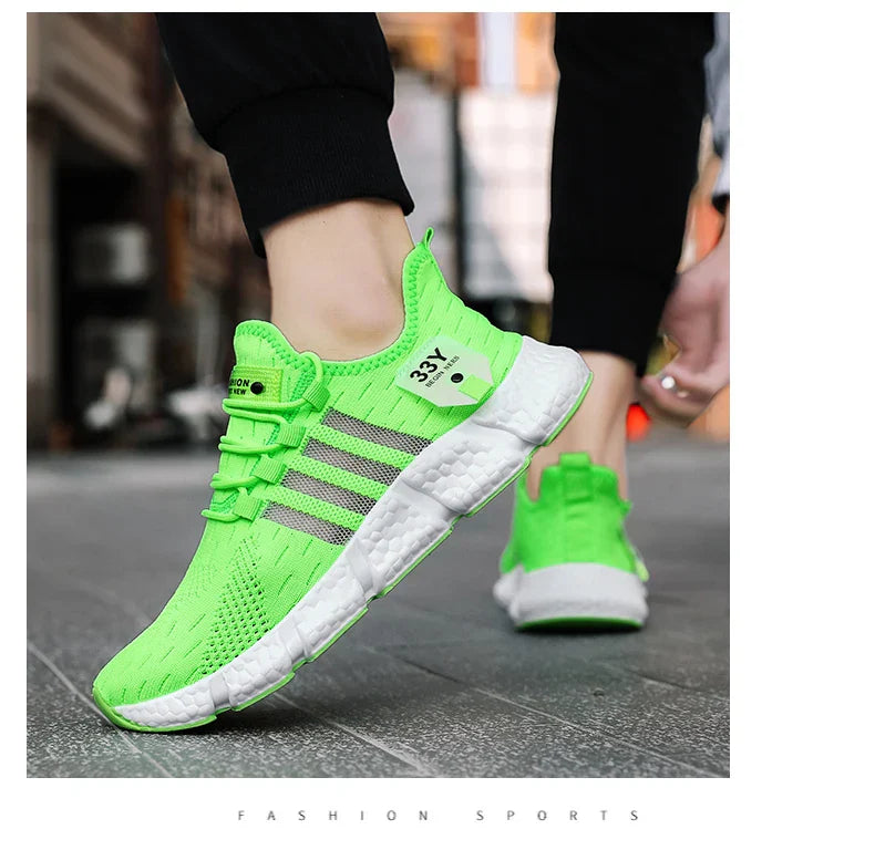 High Quality Summer Men Shoes Comfortable Sneakers Breathable Running Shoes for Men Mesh Tennis Sport Shoes