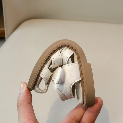 Kid Shoes Children Sandals Bling Heart-shape Summer Girl Princess Shoe Flat Heel Sandals Children Girls Performance Shoes I03022