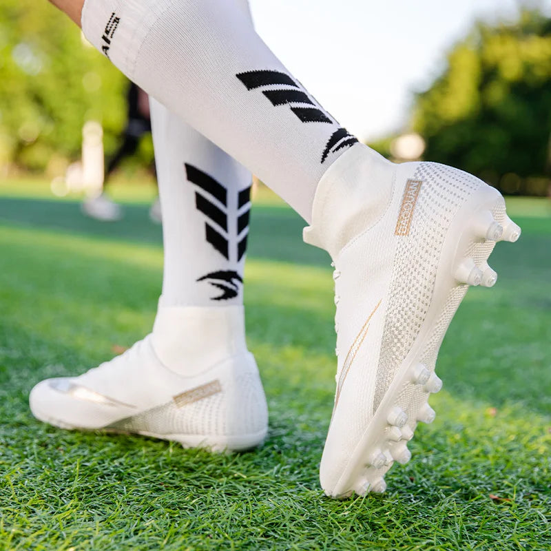 Size 35-45 Soccer Shoes AG/TF Football Boots Kids Boy Girl Ultralight Soccer Cleats Sneakers  botas de futbol