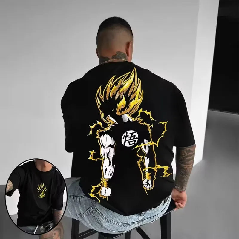 T-Shirt Summer New Men's and Women's Casual Versatile Harajuku Plus Size Short Sleeve Top