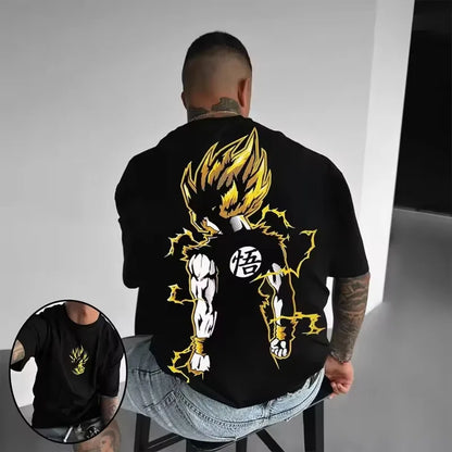 T-Shirt Summer New Men's and Women's Casual Versatile Harajuku Plus Size Short Sleeve Top