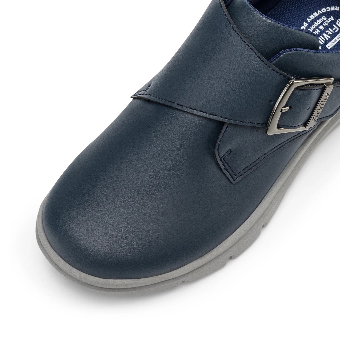 Sapatos masculinos de couro, sapatos largos para pés inchados, sapatos masculinos diabéticos para caminhada, para negócios e caminhadas ao ar livre