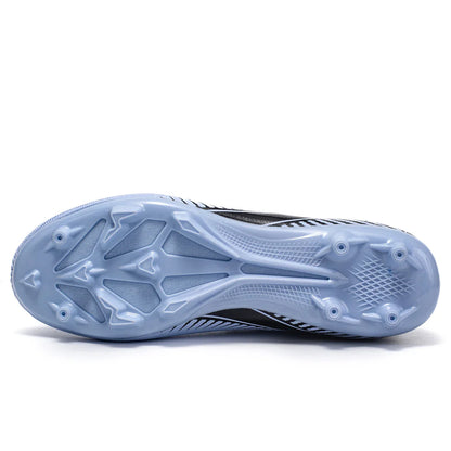 Breathable AG FG football shoes PU Fabric Mesh Upper TPU Wear-resistant Sole Non-slip Design For Kids Youth Daily Play
