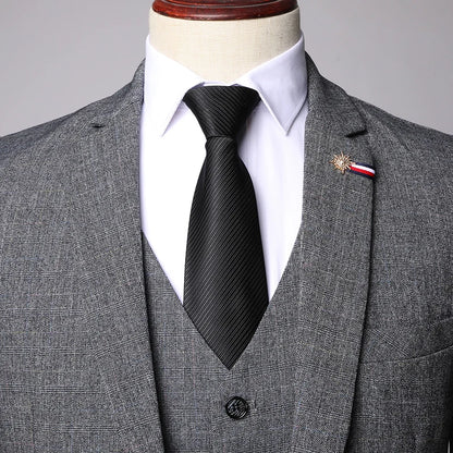 Suit  Men's Fashionable Business Banquet, Trendy Singer, Grid Host, Casual Wedding Banquet Dress, Male Star Performance Suit