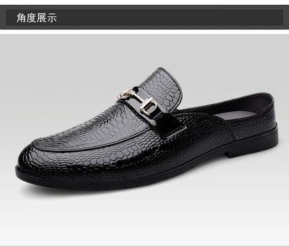Men's shoes four seasonal new fashion outdoor leather shoes comfortable soft soles non slip lightweight plus size casual shoes