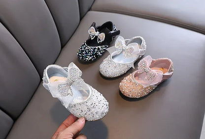 Girls Princess Shoes Children Party Dance Shoes Student Spring Autumn New Flats Kids Performance Shoes