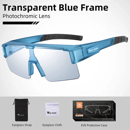 Sunglasses Glasses Men Photochromic Cycling Glasses