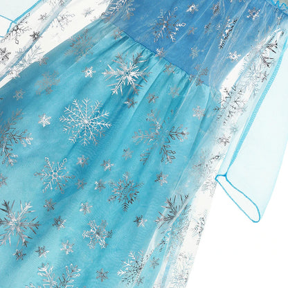 Meninas Rainha da Neve Fantasias Infantis Meninas Festa de Carnaval Baile Vestido Elsa Roupas Infantis Fantasia de Princesa Vestido de Aniversário