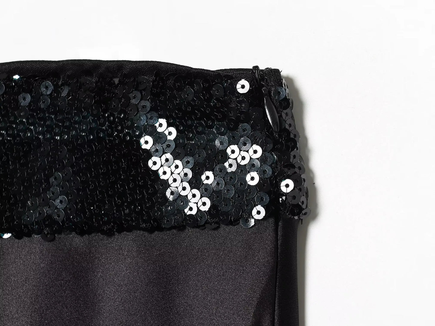 Chic Sequins Strapless Top For Women Holiday Party Tube Tops Chic Off Shoulder Fashion Solid Summer New Ladies Club Wear