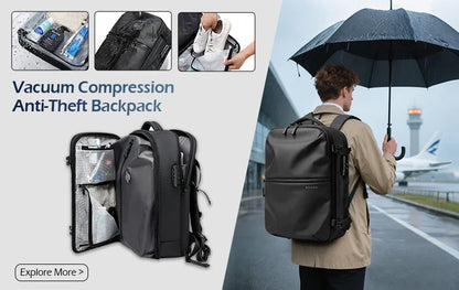 Lightweight 15.6 inch Laptop Backpack Waterproof USB Charge Port Multifunctional Travel Hiking School Bag Mochila for Men