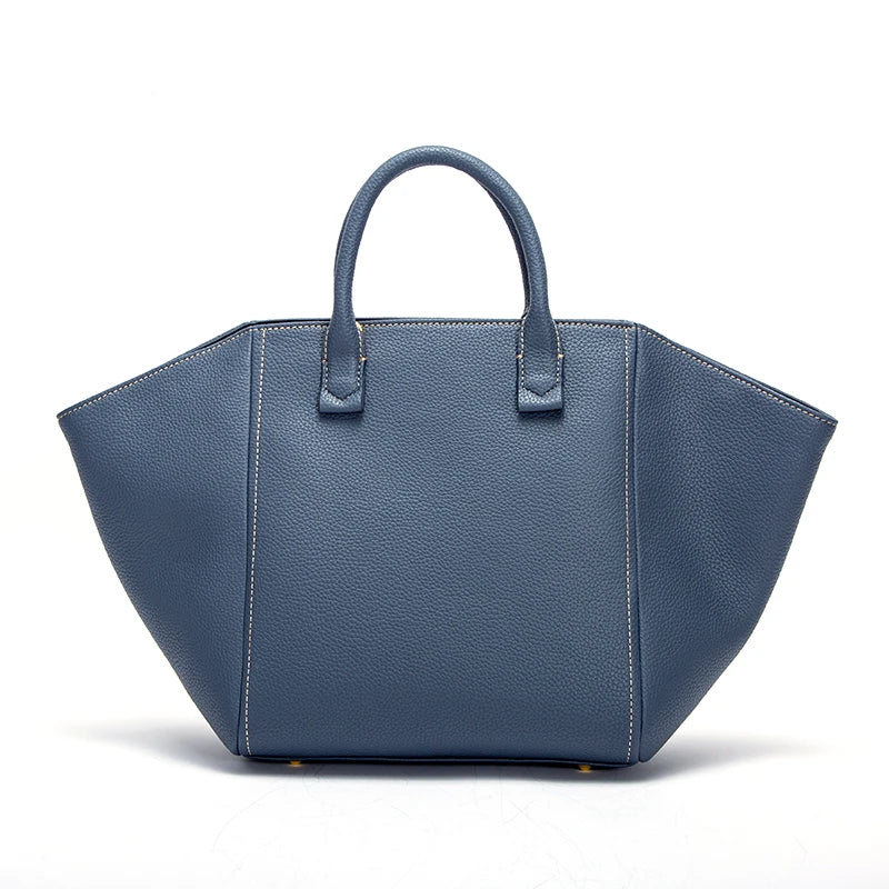Tote Bag 2024 New Simple Hourglass Bag with Removable Shoulder Strap Business Wallet