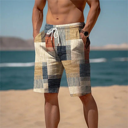 Swim Trunks Quick Dry Board Shorts Bathing Suit Breathable Drawstring With Pockets for Surfing Beach Summer Men's Swim Shorts5XL