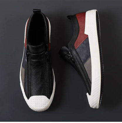 Handmade Leather Casual Shoes for Men Shoes Design Sneakers Man Comfortable Leather Shoes Men Loafers
