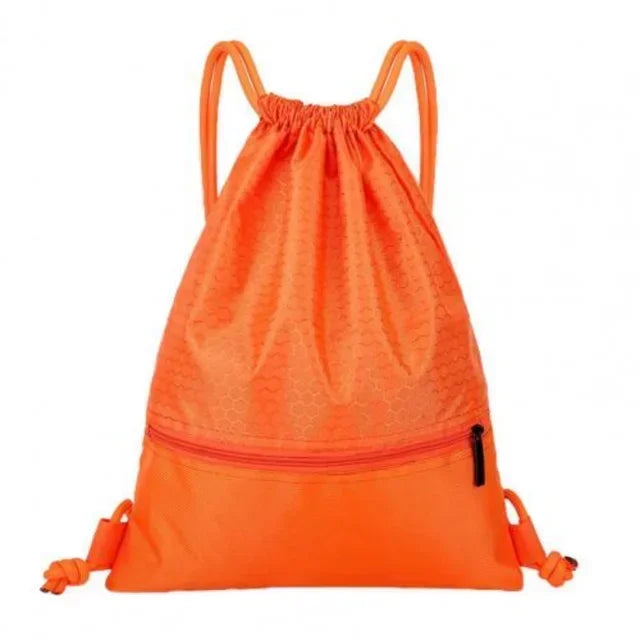 Sport 5 Colors Drawstring Pocket Simple Backpack Men's and Women's Fitness Backpack Lightweight Basketball Bag Oxford Zipper Bag
