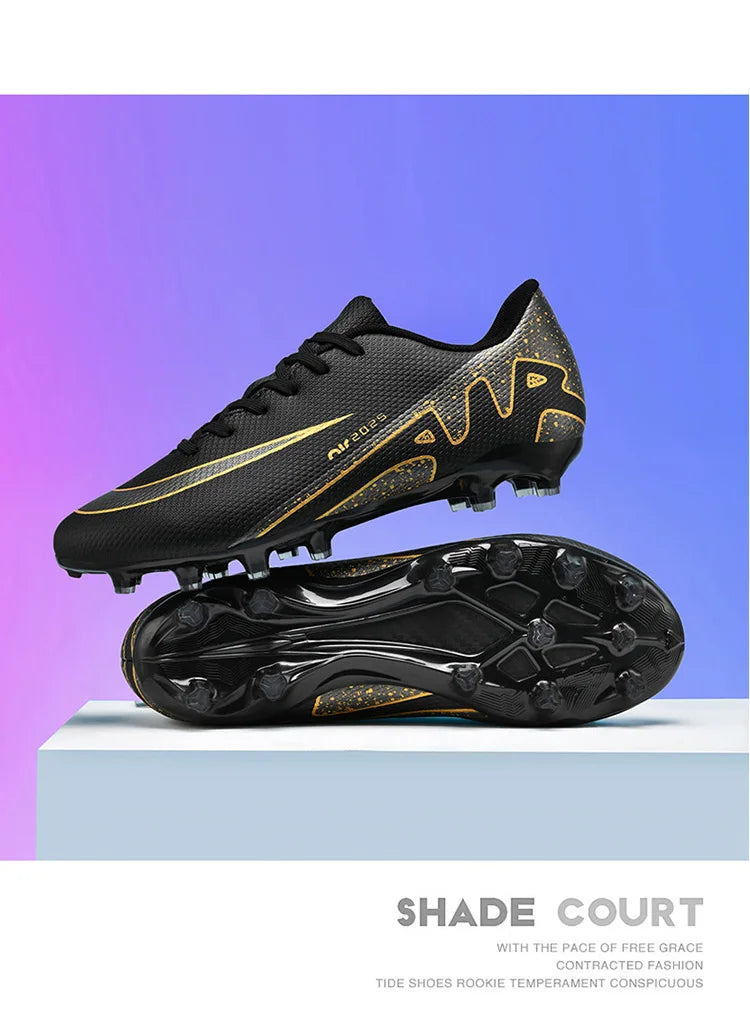 Kid Size 33-47 Long Short Spike Soccer Shoes Football Field Boots Unisex Society Training Match Adult Football Shoes