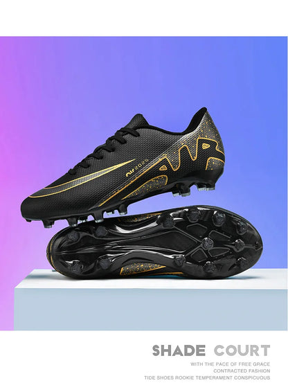 Kid Size 33-47 Long Short Spike Soccer Shoes Football Field Boots Unisex Society Training Match Adult Football Shoes