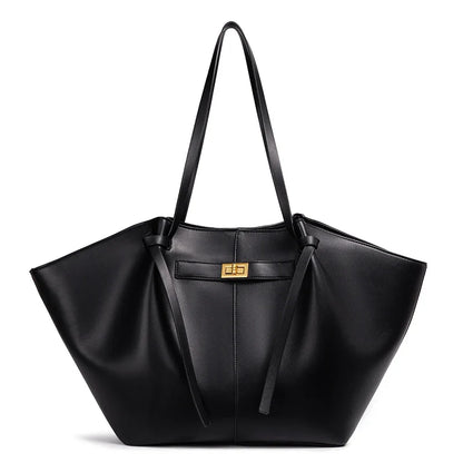 Lightweight Large Capacity 2025 New Bat-Shaped High Street Handbag European and American Style Trendy Single Shoulder Crossbody