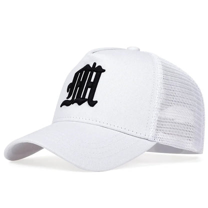 New Fashion Letter Baseball Cap Women Men Breathable Hip Hop Hats Summer Casual Mesh Caps Unisex cotton Snapback Caps gorras