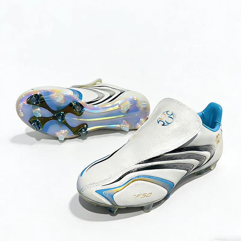 High Quality Mens Soccer Shoes F50 Training Non-Slip Turf Soccer Cleats Boys TF/FG Football Sneakers Chuteira Campo 39-45