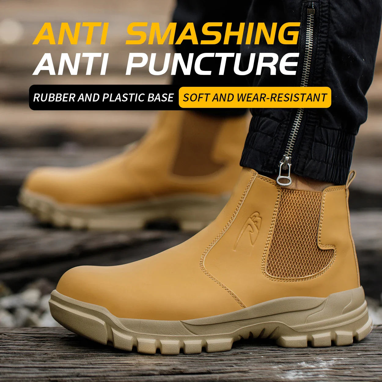 Waterproof Safety Shoes for Men Steel Toe Work Shoes Puncture Proof Work Sneaker Male Work Light Security Construction Boots