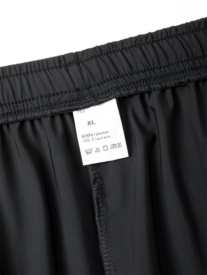 Men's Athletic Stretchy Quick Dry Pants with Zipper Pockets Lightweight Sweatpants for Outdoor Hiking Fishing Running Workout