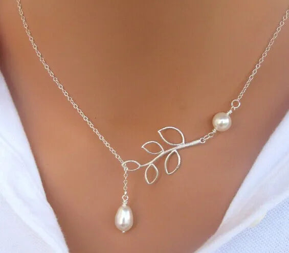 Jewelry Leaves Bird Pendant Necklace Maxi Statement Necklace Chokers Necklace