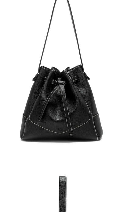 Woman Drawstring Bag Blue Spring Simple Black Casual Women's Bags Mommy Shopping Girl