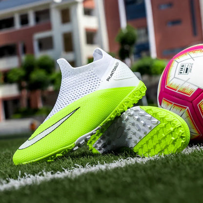 New Men Football Boots High-quality Soccer Shoes Soccer Cleats Professional Turf Training Shoes Ultralight Futsal Match Non-Slip