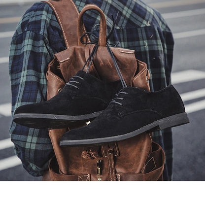 Sapatos Masculinos Derby de Luxo, Sapatos de Couro de Camurça de Alta Qualidade para Homens, Sapatos Casuais de Negócios, Sapatos de Amarrar Masculinos para Festas e Casamentos, Tamanho Grande