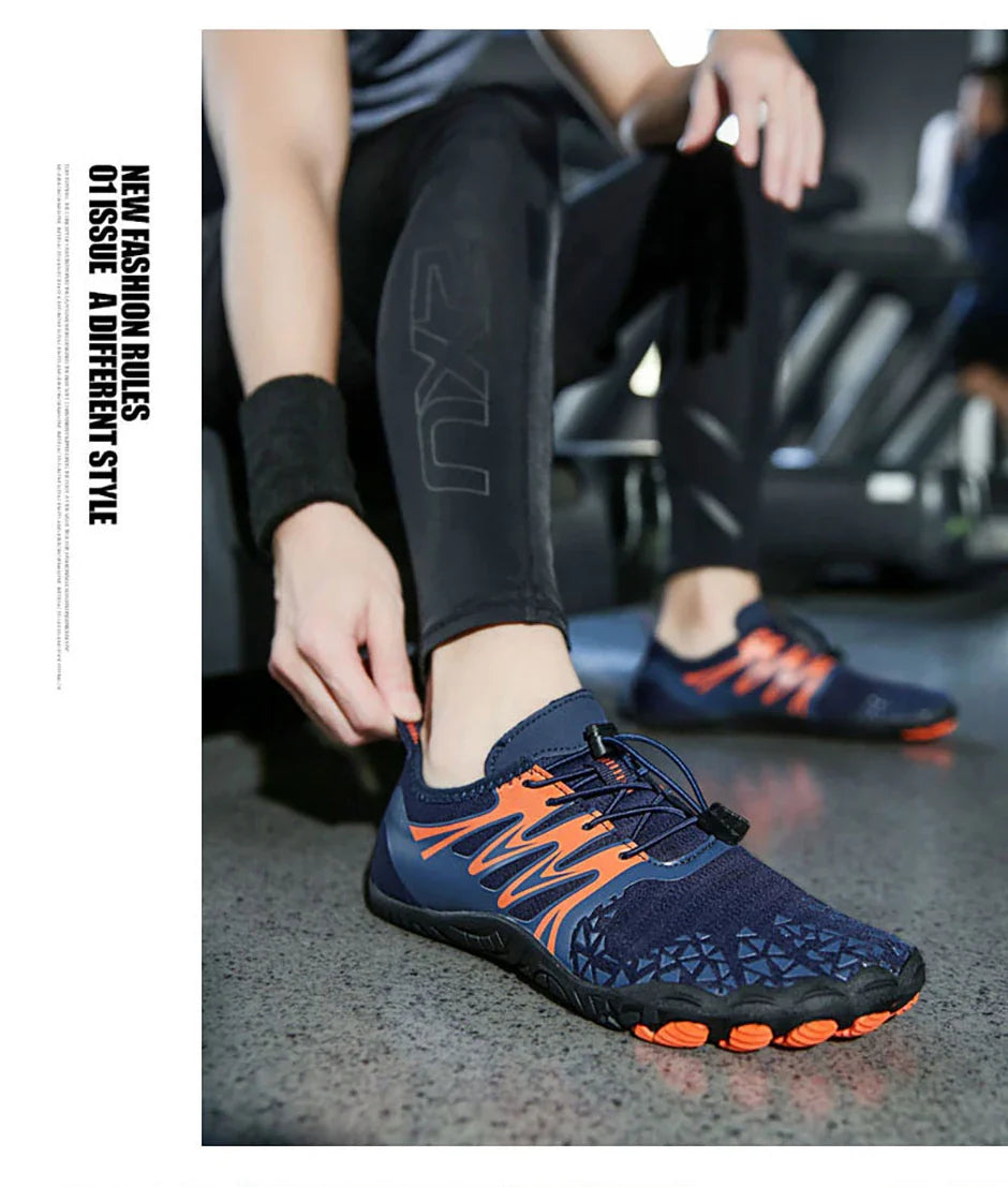 Men Women Barefoot Outdoor Aqua Shoes Couple Quick-drying Wading Beach Swimming Fitness Cycling Sports Water Sneakers