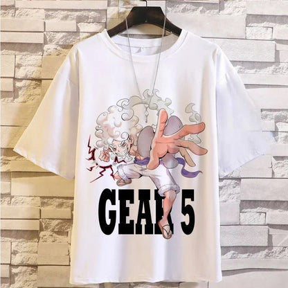 Printed Summer New Men's T-Shirt 2026 Spring and Summer New Style Street Hip Hop Casual Loose Parent-child Top