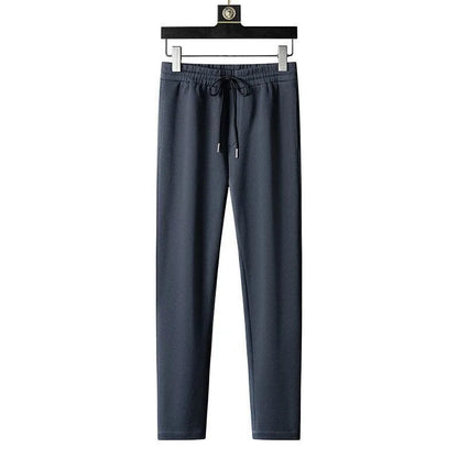 Spring and Autumn New Sportswear Suit Men's Casual Breathable High-end Jacket Trousers Stand-up Collar Zipper Open Mens Clothes