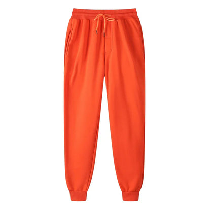 Men's women's Oversize Fleece Sweatpants Casual Drawstring Jogger Trousers with Pockets for Gym Workout Running Sport Long Pants