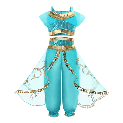 Cinderella Anna Elsa Costume Children Princess Dress for Girls Kids Cosplay Snow White Christmas Carnival Party Disguise Outfit