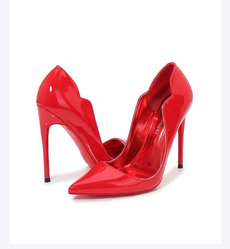 Sapatos Femininos de Salto Alto Fino, Bico Fino, Salto Agulha, Modelo Francês, para Balada Europeia e Americana, Cor Preta, para Dançar, Calçados Femininos