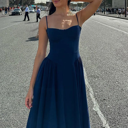 Summer Party Dresses 2025 New Arrivals Fit and Flare Elegant Midi Dress Red Night Date Dress