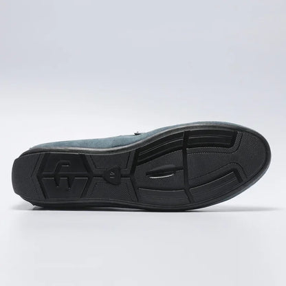 Summer Suede Men Casual Shoes Outdoor Breathable Lightweight Leather Mens Walking Shoes Anti Slip Lightweight Driving Shoes