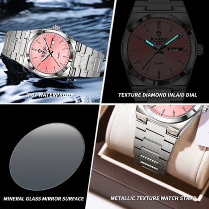 103 Business Women's Quartz Watch Waterproof Double Calendar Night Light Non Mechanical Ultra Thin Women's Quartz Watch