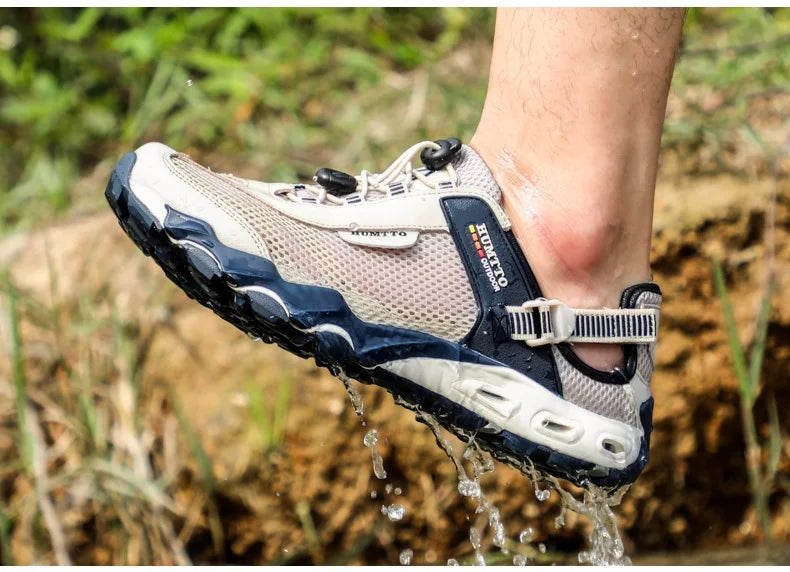Summer Wading Hiking Shoes for Men Outdoor Man Sneakers Breathable Quick Drying Sports Trekking Beach Barefoot Mens Shoes