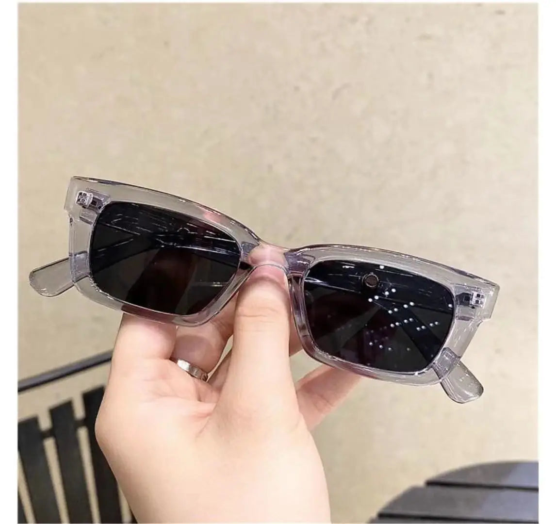 New Women Rectangle Vintage Sunglasses Brand Designer Retro Points Sun Glasses Female Lady Eyeglass Cat Eye Driver Goggles