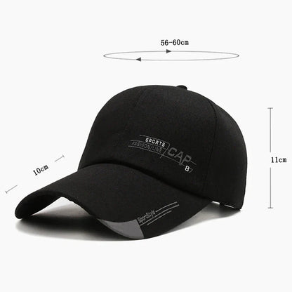 Fashion Men's Summer Hat Sport Baseball Caps Outdoor Running Visor Cap Sunscreen Cotton Adjustable Caps For Men women