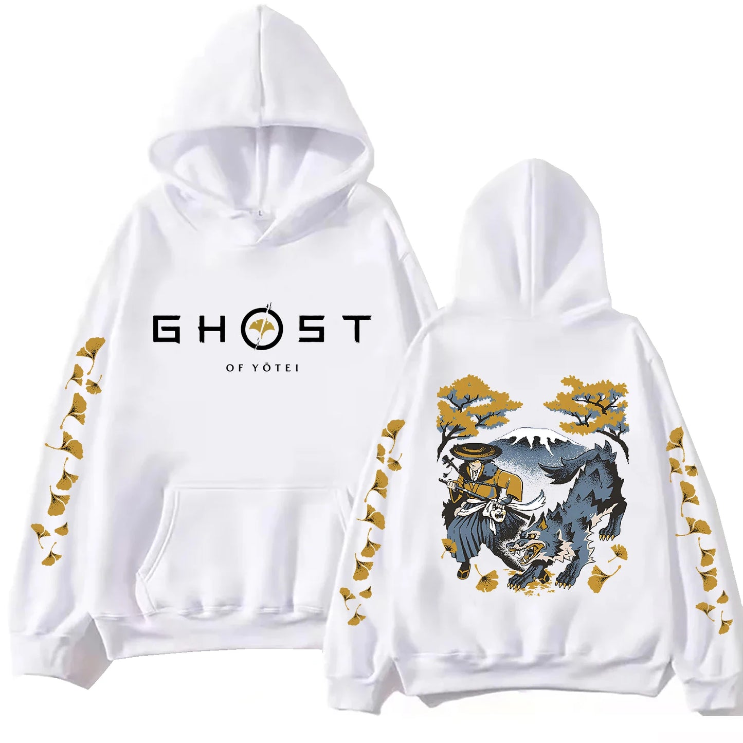 Moletom Masculino e Feminino Ghost of Yotei 2025 Moletom Masculino Feminino Harajuku Game Merch Pullover Tops Presente