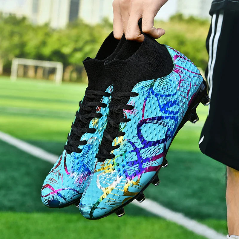 Spiked Comfortable Breathable Competition Soccer Cleats for Training and Matches