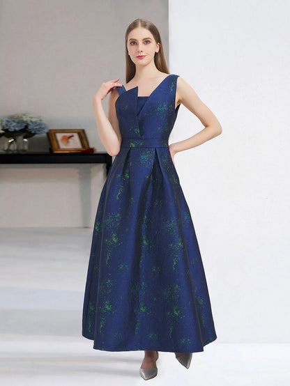 Women Elegant Long Maxi Dress Floral Jacquard Dress New Spring Summer Evening Party Dresses Vintage Girl Vestidos