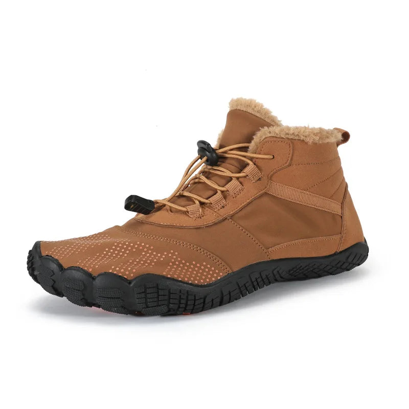 Brand New Winter Boots for Men Women Snow BareFoot Outdoor Non-slip Warm Fur Casual Sneakers Plus Size Ankle Boots Hiking Shoes